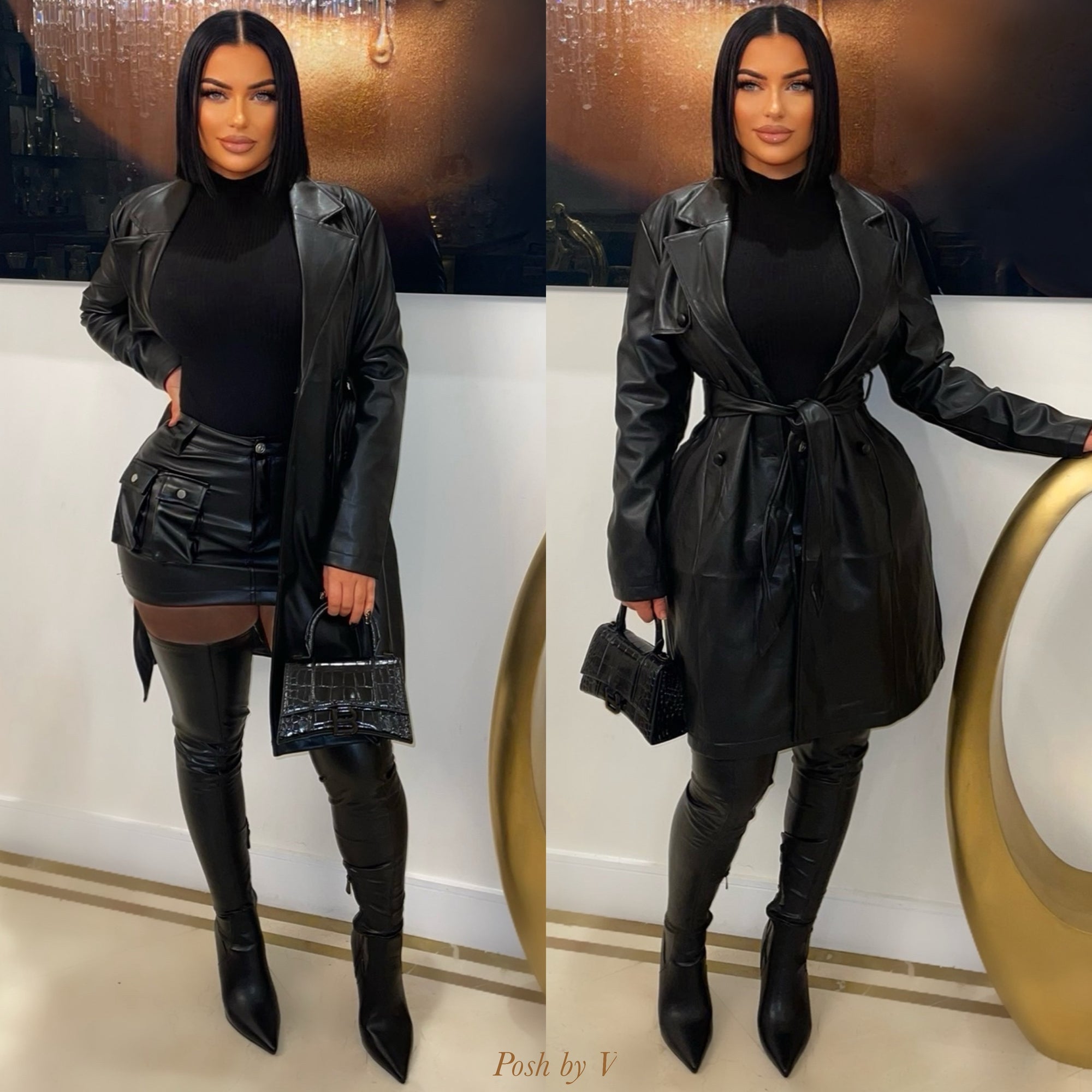 Missy trench coat (Black)