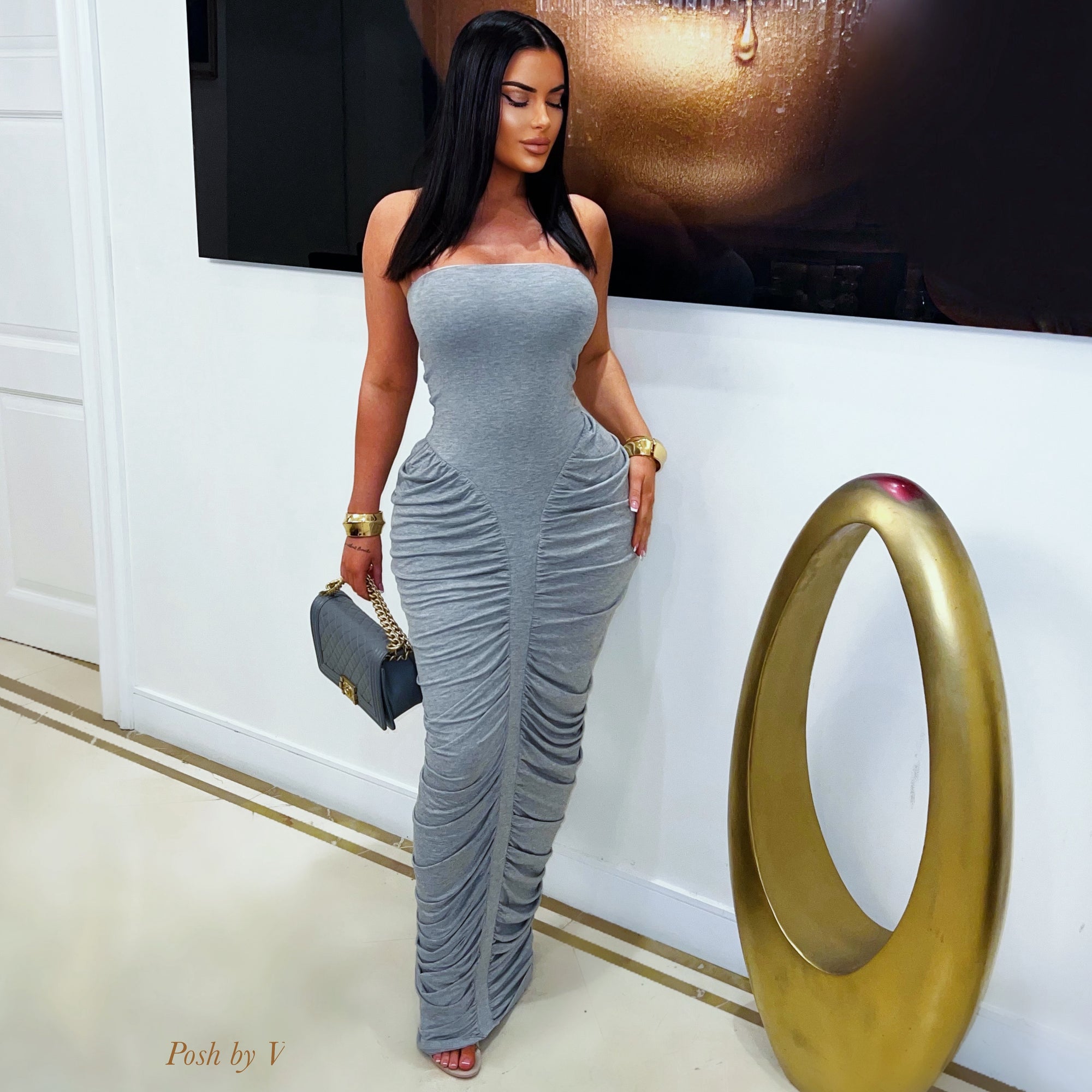 Venus maxi dress (Black)