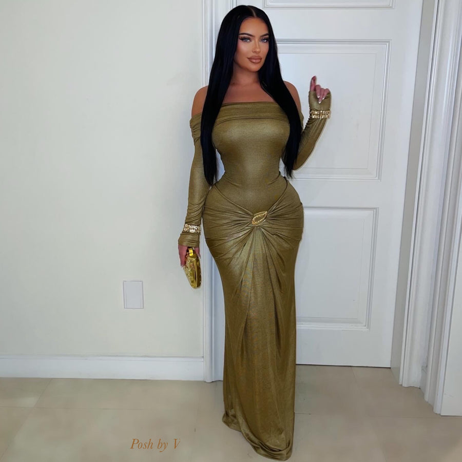 Galila glam dress (Gold)