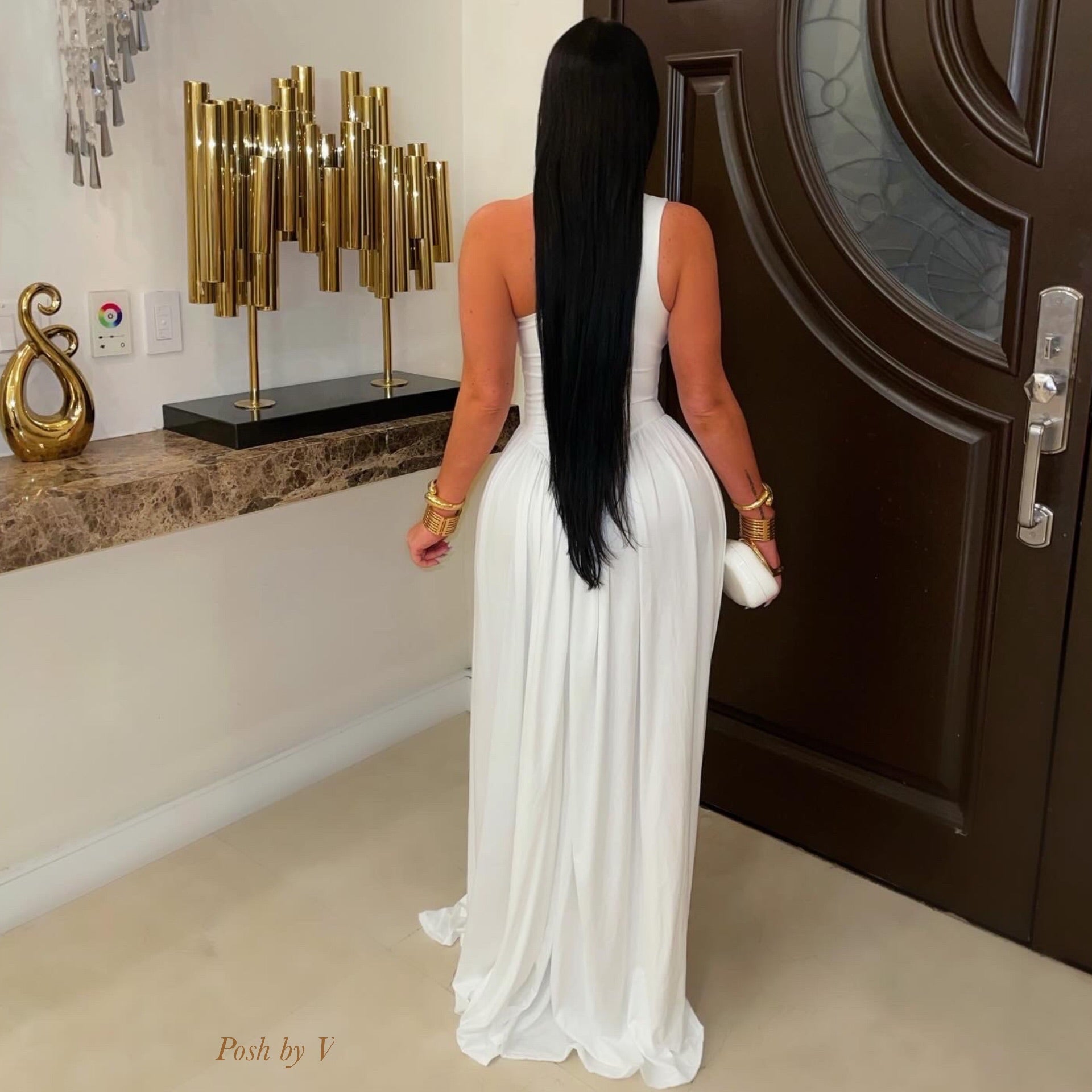 Tasila maxi dress (Berry)