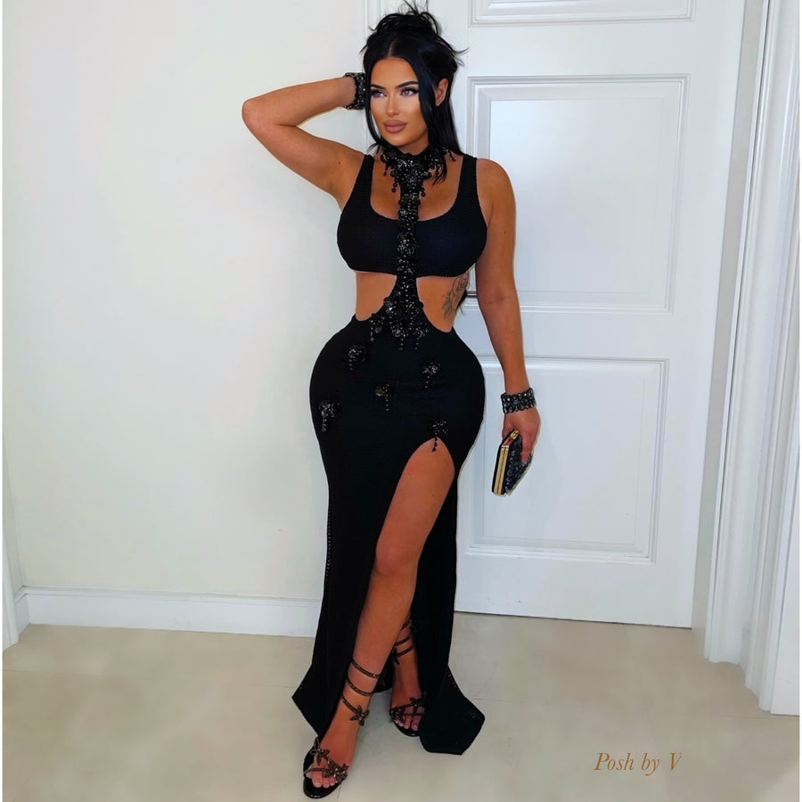 Acacia glam dress (Black)