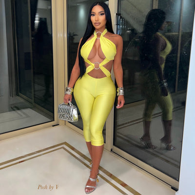 Sokaiya jumpsuit (Yellow)