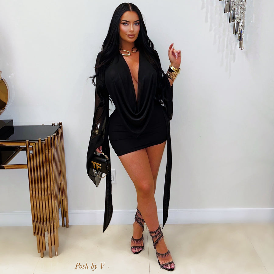 Casey mini dress (Black)