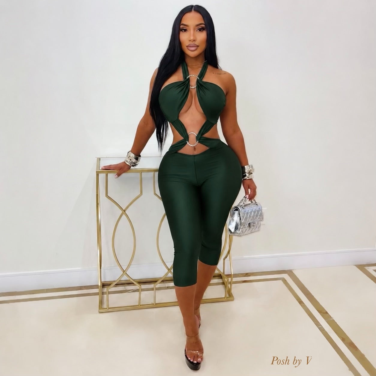 Sokaiya jumpsuit (Emerald)
