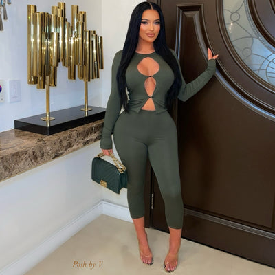 Taski capri set (Olive)