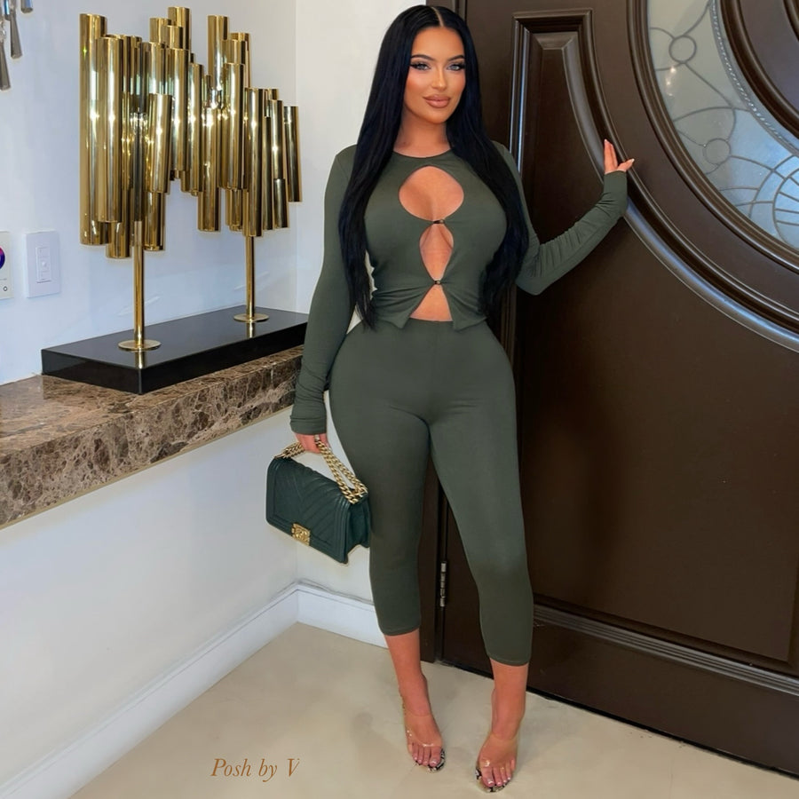 Taski capri set (Olive)