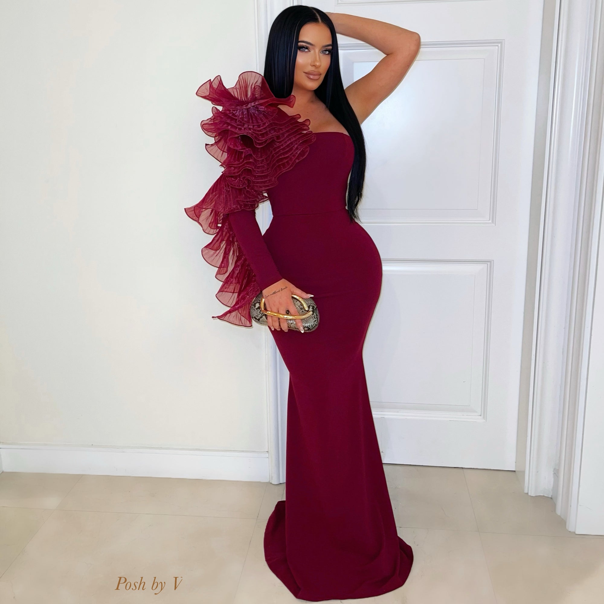 Lafayette gown (Wine)