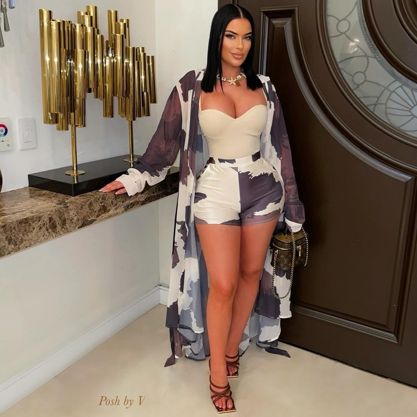 Ainu contour bodysuit (Nude)