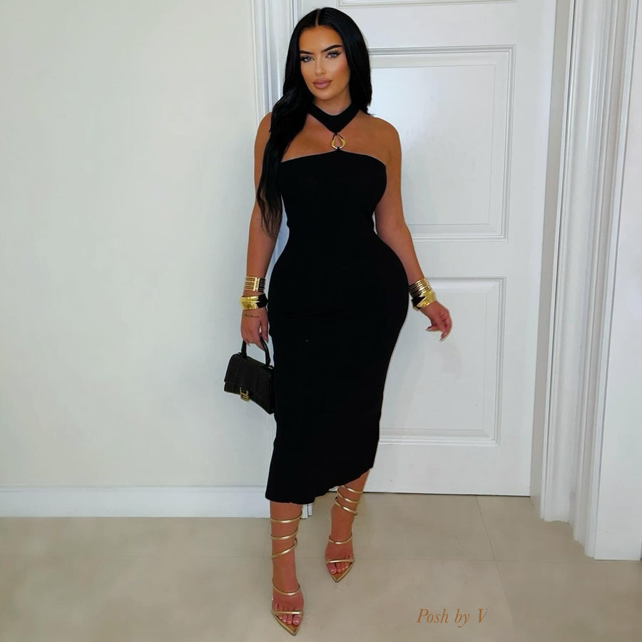 Vome rib jumpsuit (Grey)