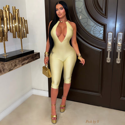 Hania jumpsuit (Yellow/gold)