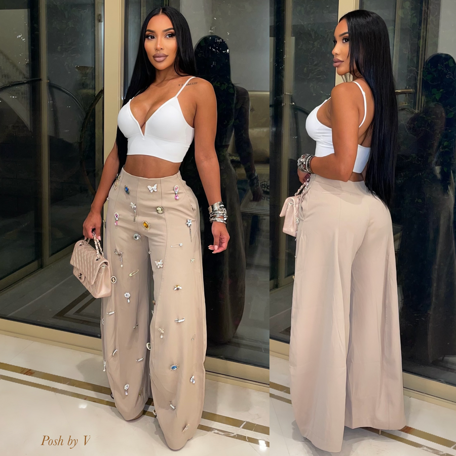 Bolivia charm pants (Nude multi)