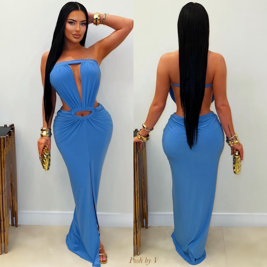 Onelia maxi dress (Blue)