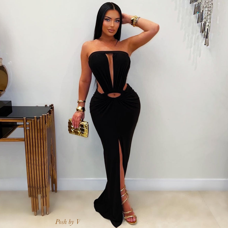 Onelia maxi dress (Black)