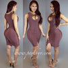 Adissa Laced Bandage (Sangria)