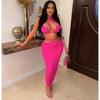 Marbella resort skirt set (Pink)