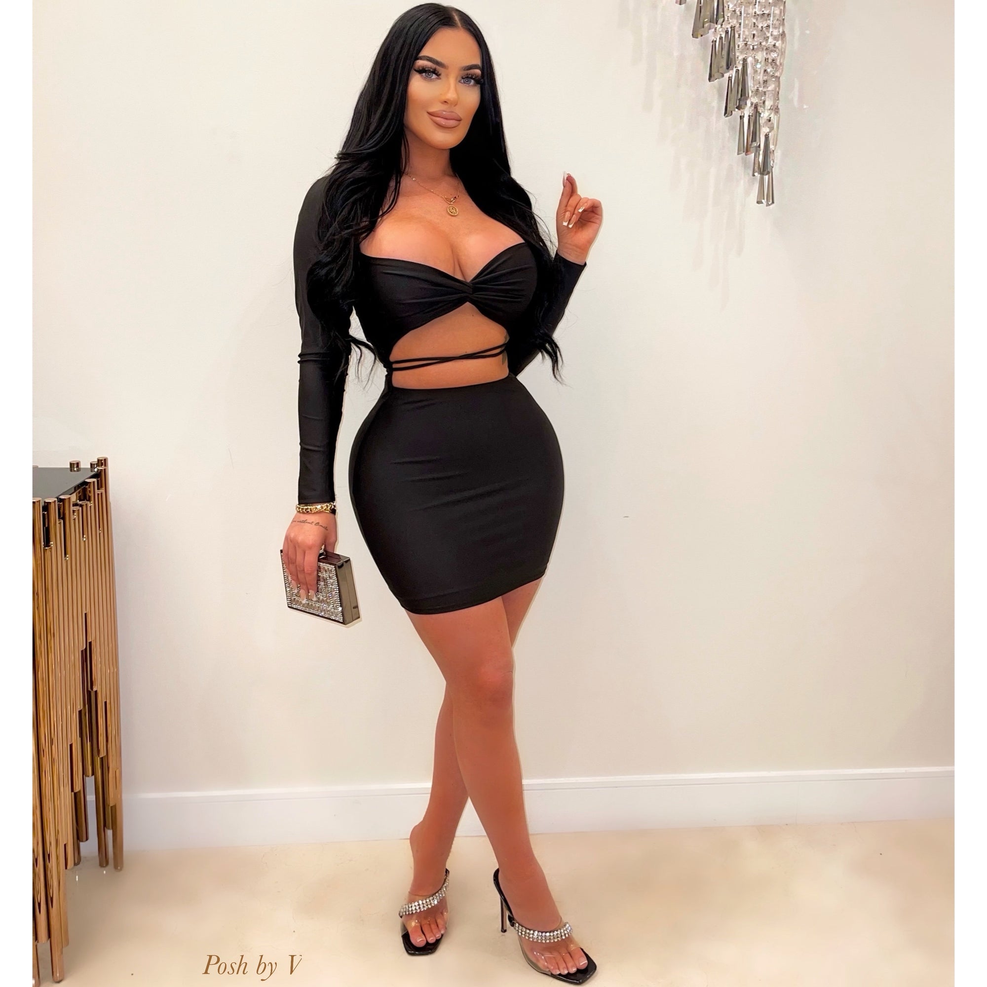 Sangie mini dress (Black)