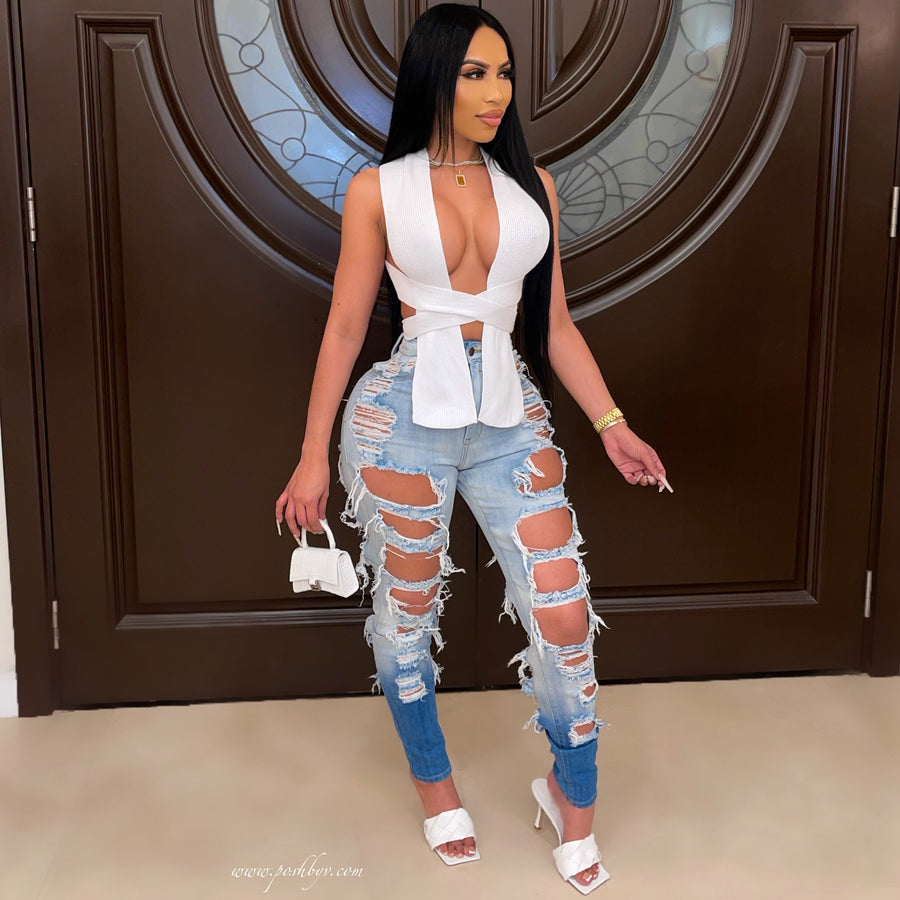 Stella distressed  jeans (Ombré)