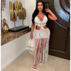 Yette crochet dress (White)