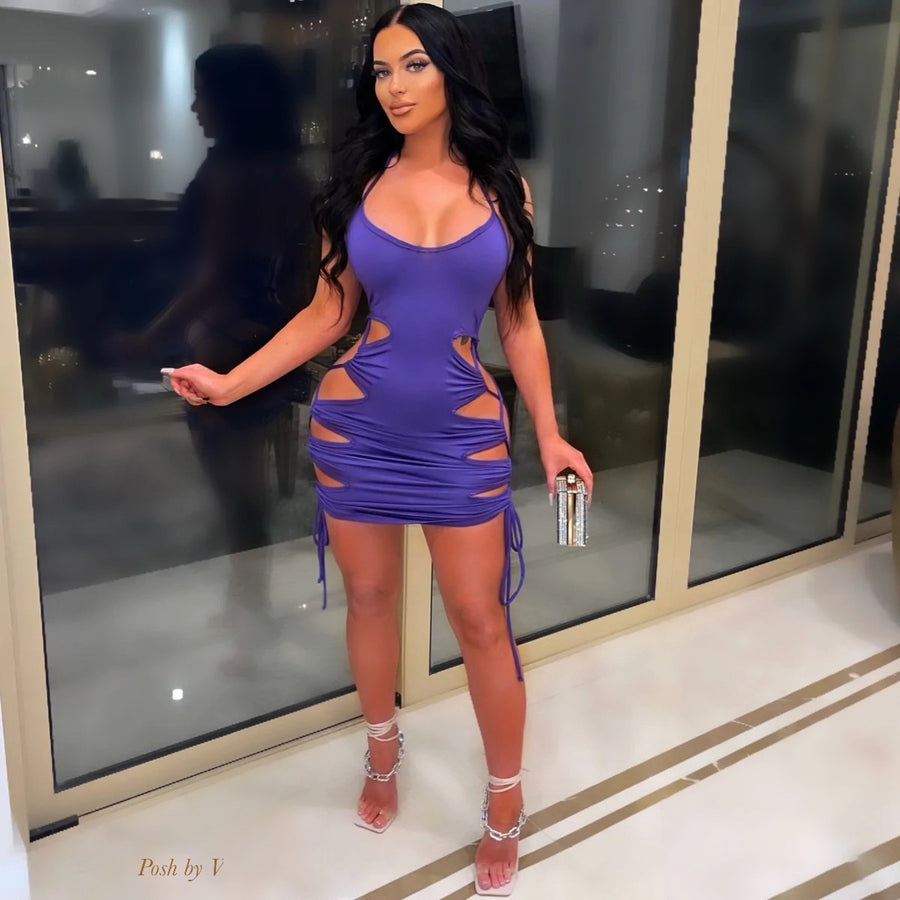 Tyra laced dress (Purple)