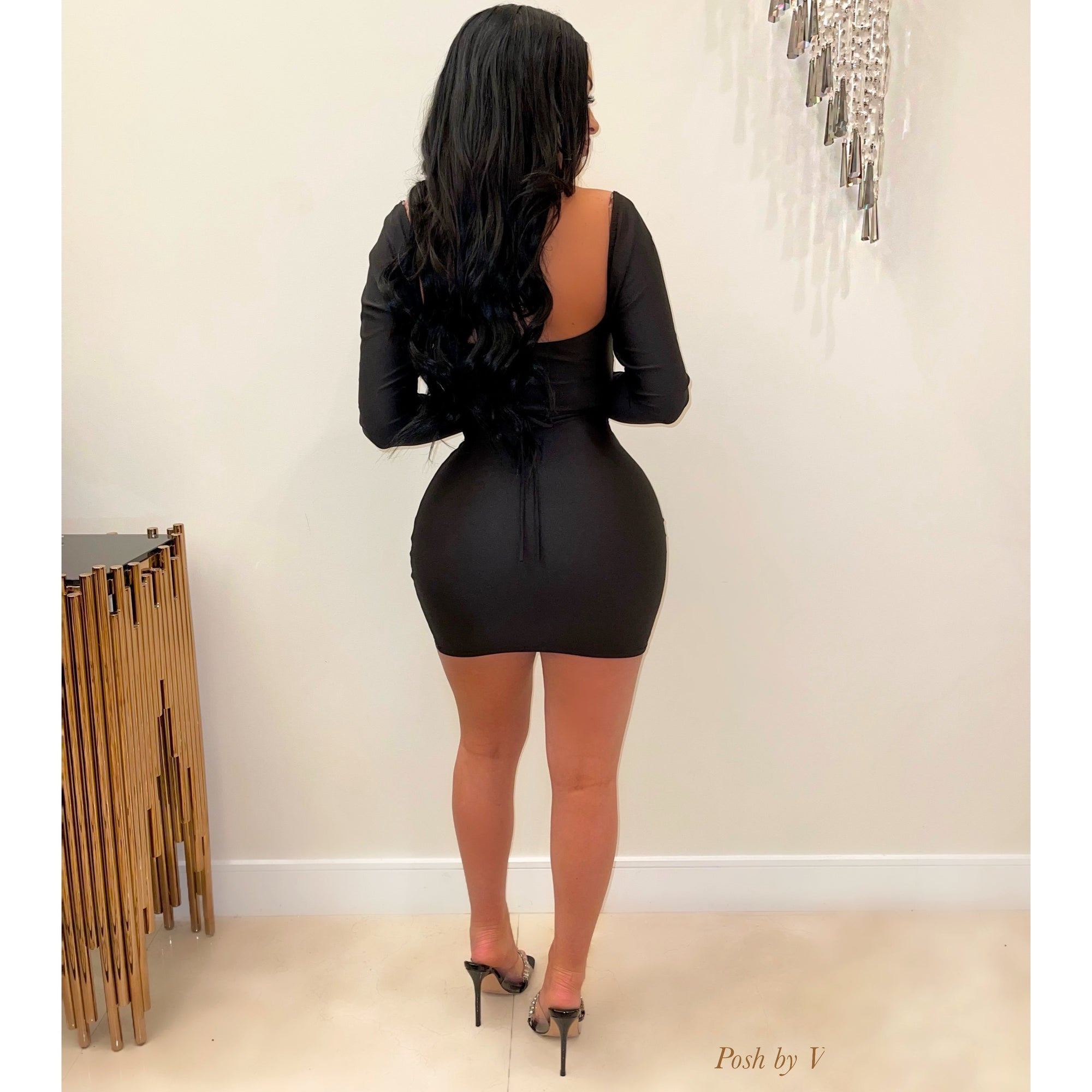 Sangie mini dress (Black)